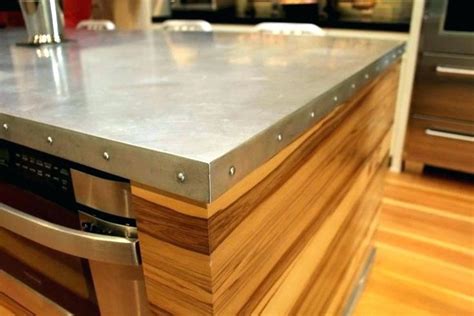 sheet metal countertop diy|kitchen countertops diy.